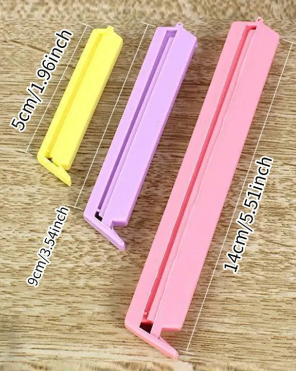 Juego de 12 clips de sellado para bolsas: a prueba de humedad