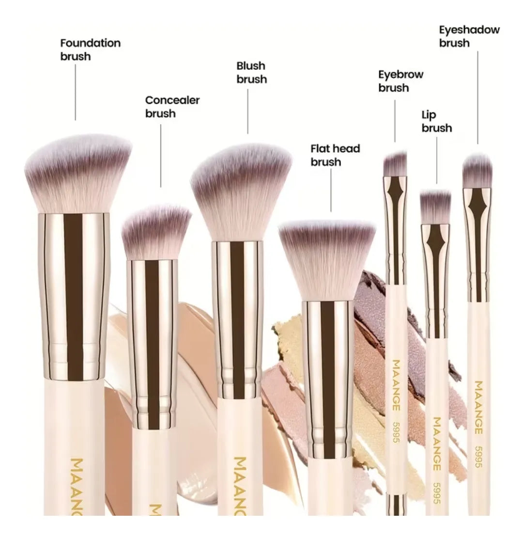 Set 7 Brochas De Maquillaje Maange Profesionales