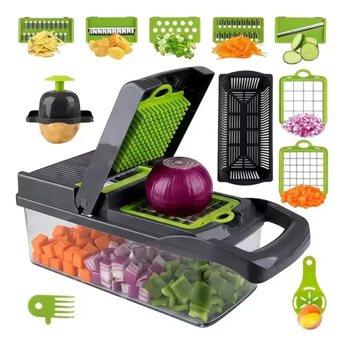 Picadora O Cortadora De Verduras Profesional 14 En 1