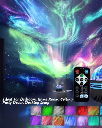 Lámpara Proyector de Aurora Boreal Luces LED RGB con Control