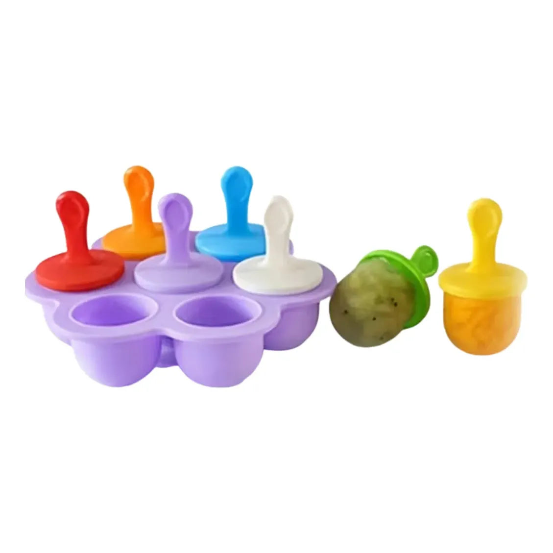 Molde de Silicona para Helados de 7 Cavidades