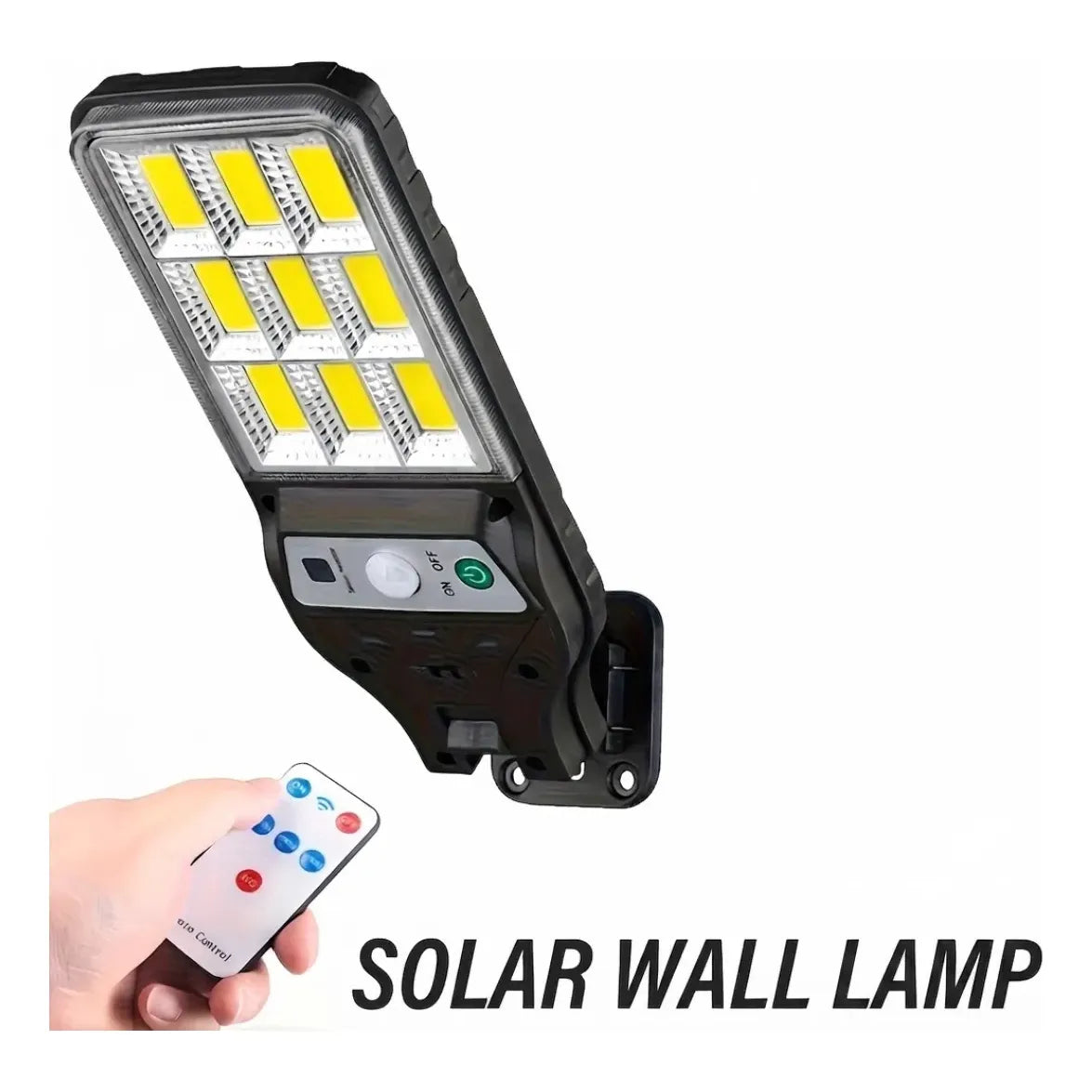 Lámpara LED Solar de Seguridad con Sensor de Movimiento