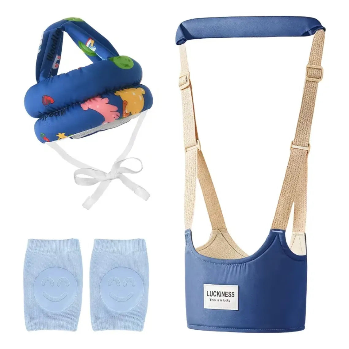 Arnés de Primeros Pasos para Bebé con Gorro Protector – BabyS