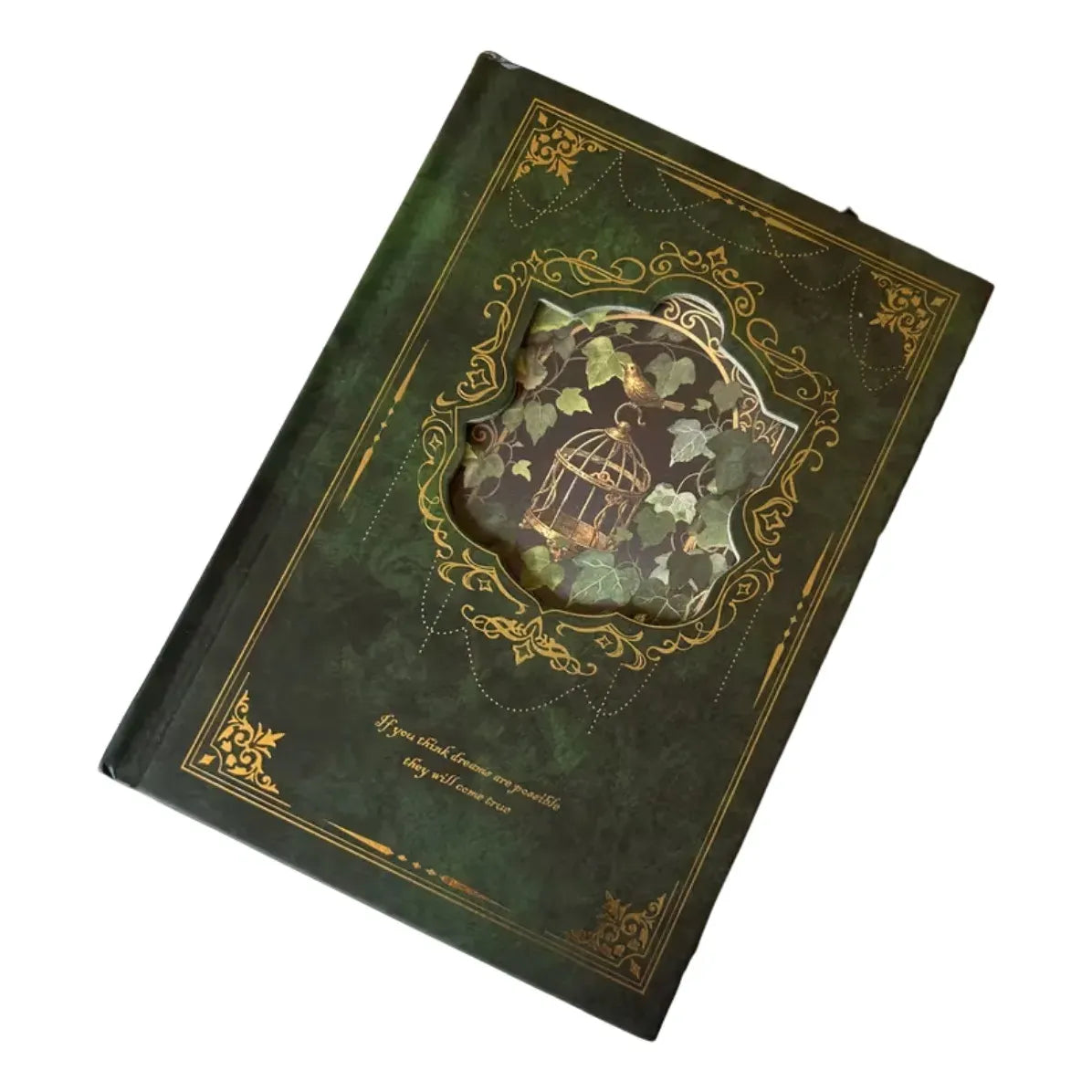 Libreta Diario Vintage de Hojas Blancas para Dibujo
