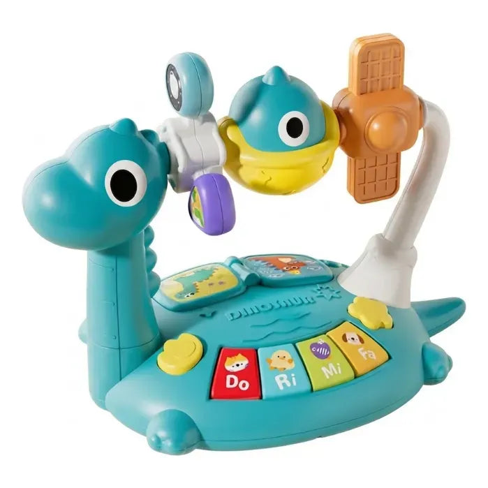 Piano Musical Didáctico de Dinosaurio para Bebés – Azul