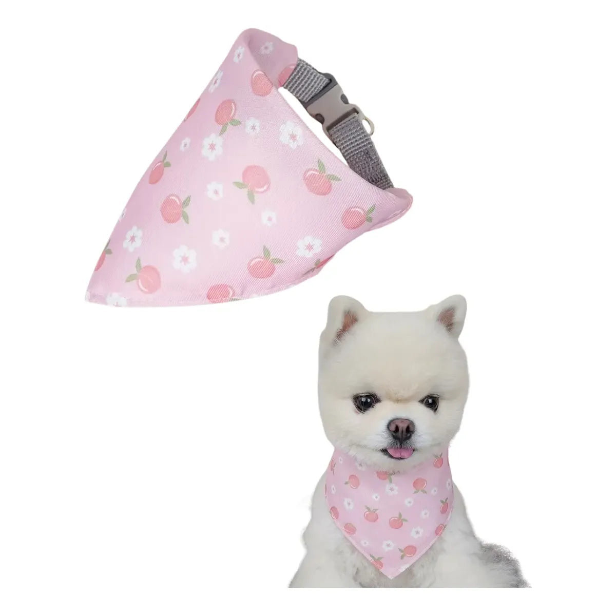 Collar con Bandana Pañuelo Ajustable para Perros y Gatos