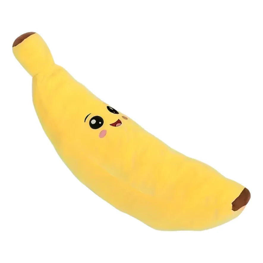Peluche de Plátano con Sonido al Masticar para Perros (26cm) – Marca Usmail