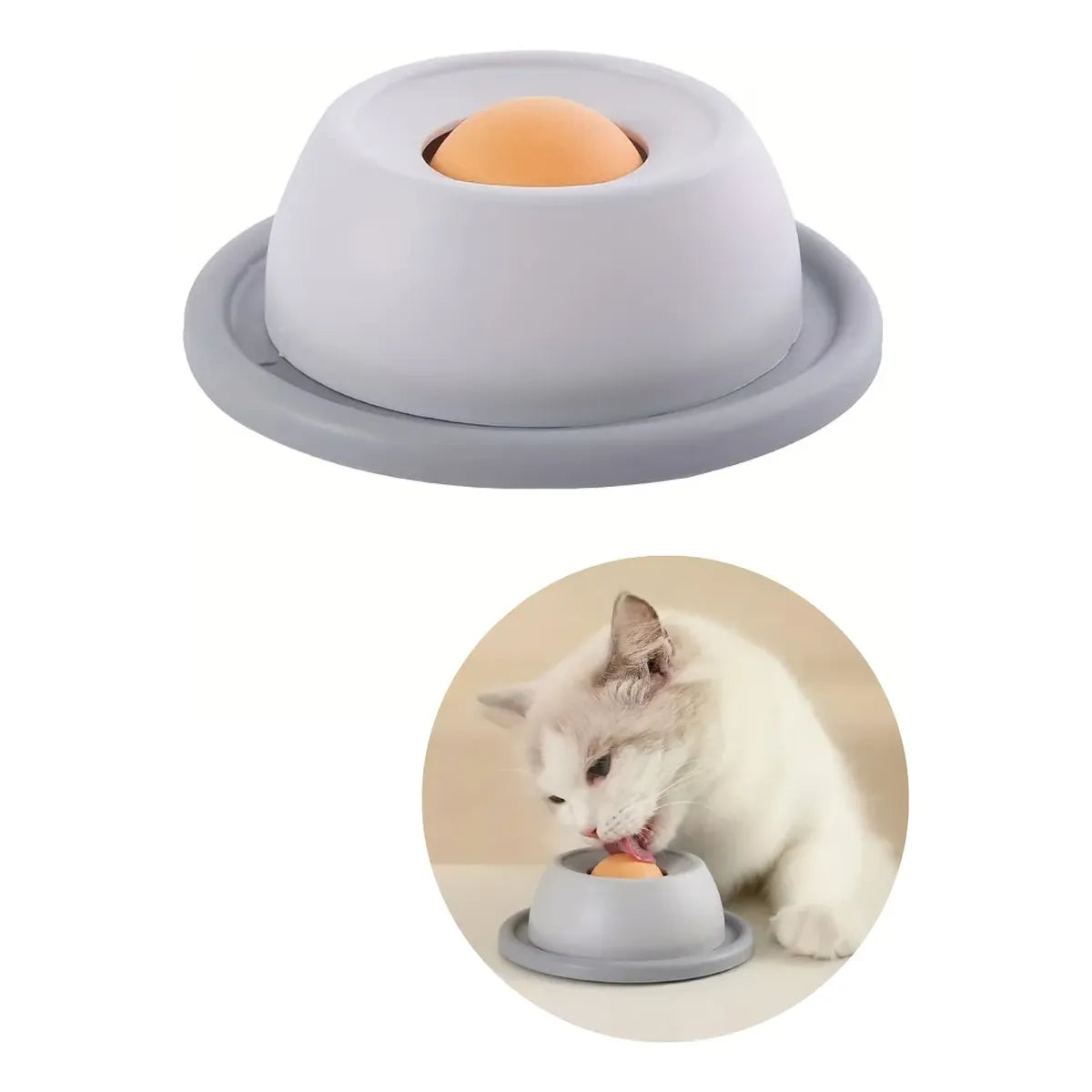 Bandeja Lameable de Alimentación Lenta para Mascotas