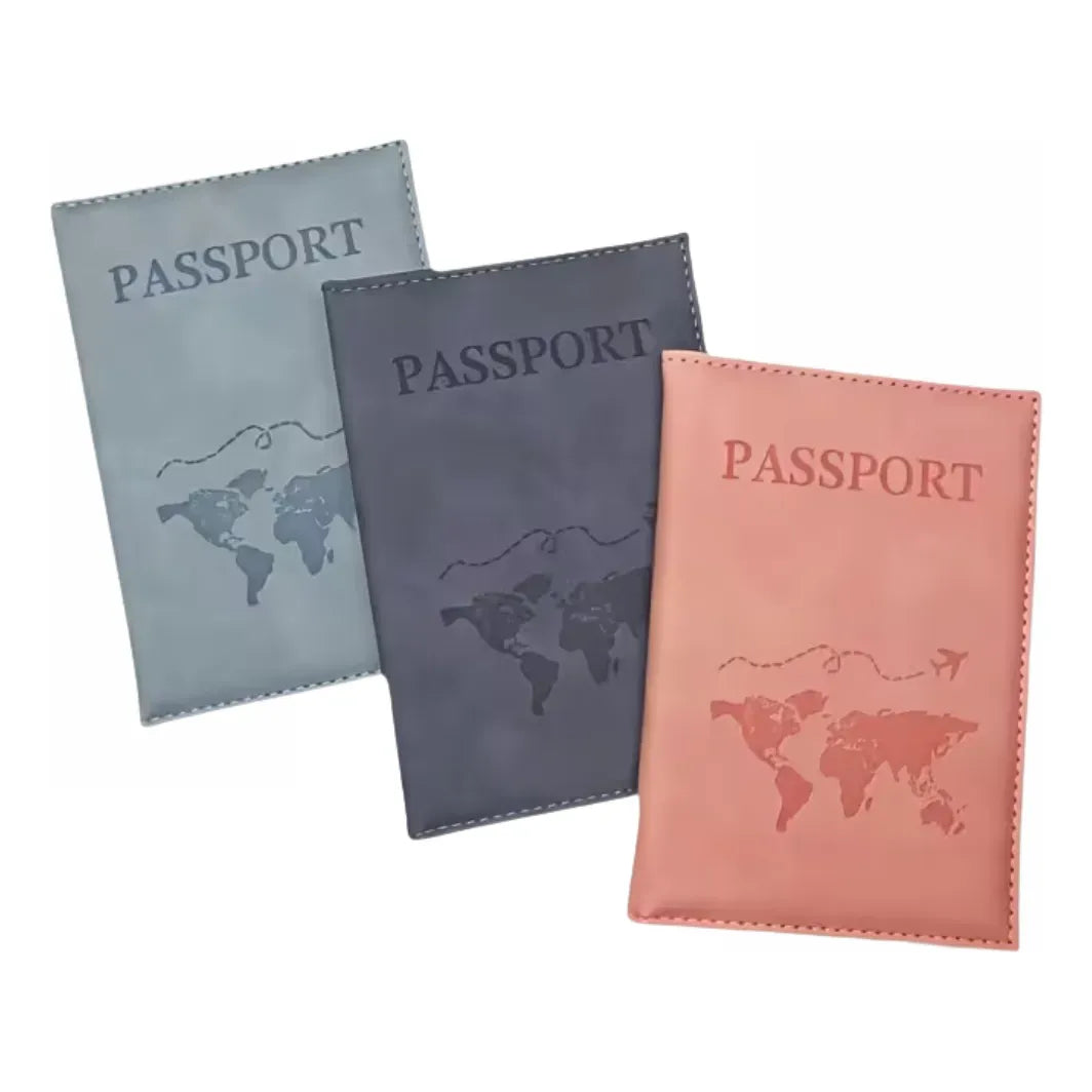 Porta Pasaporte y Documentos de Viaje con Tarjetero