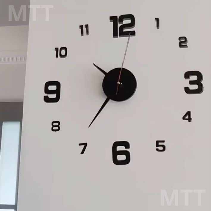 Reloj de Pared Minimalista Circular – Diseño Moderno y Silencioso para Sala, Hogar y Oficina