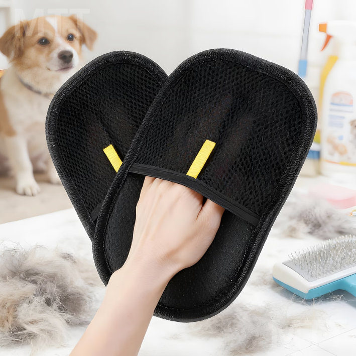 Guante Quita Pelos para Mascotas – Limpiador de Pelos de Perros y Gatos para Muebles, Ropa y Sofá