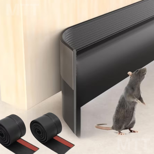 Kit de 2 Cintas Sello de Silicona Autoadhesiva para Puertas – Aísla Polvo, Insectos y Corrientes