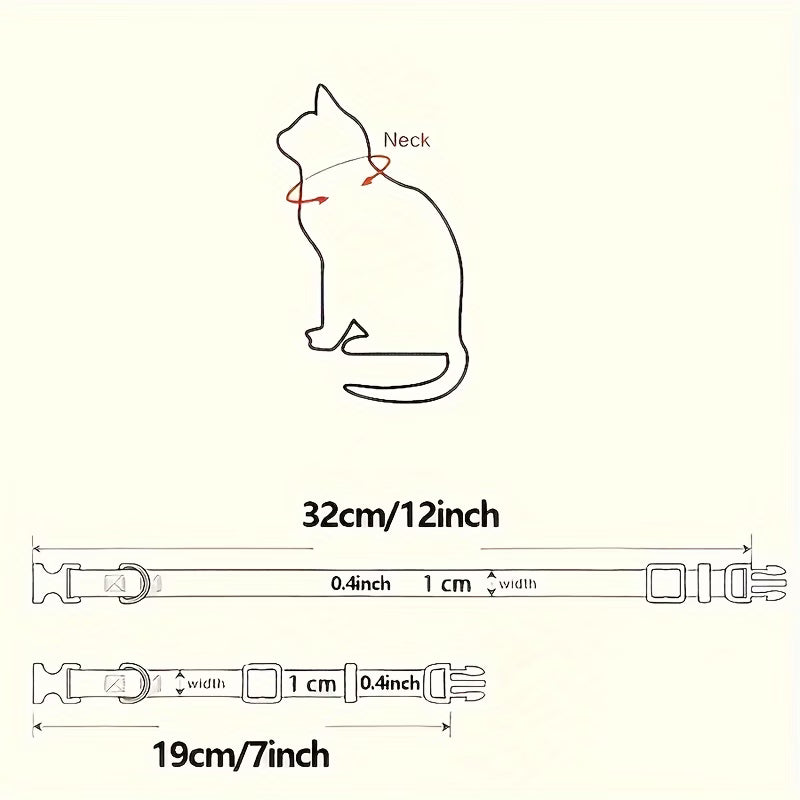 Adjustable Cat Collar With Bell