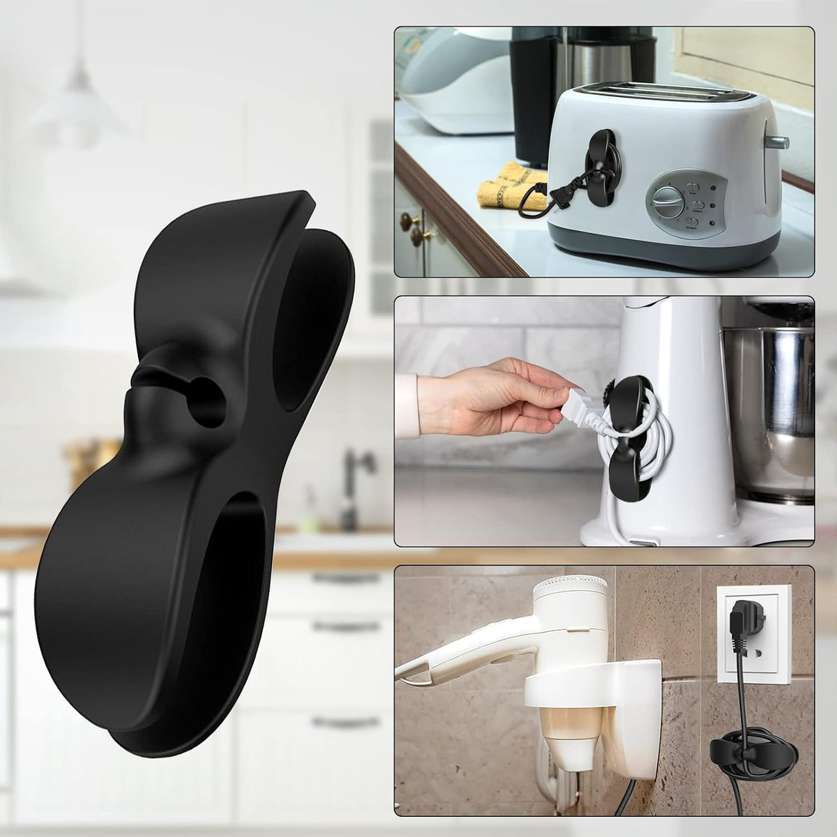 Cable Organizer Silicone For Blender Kitchen 10 Pcs