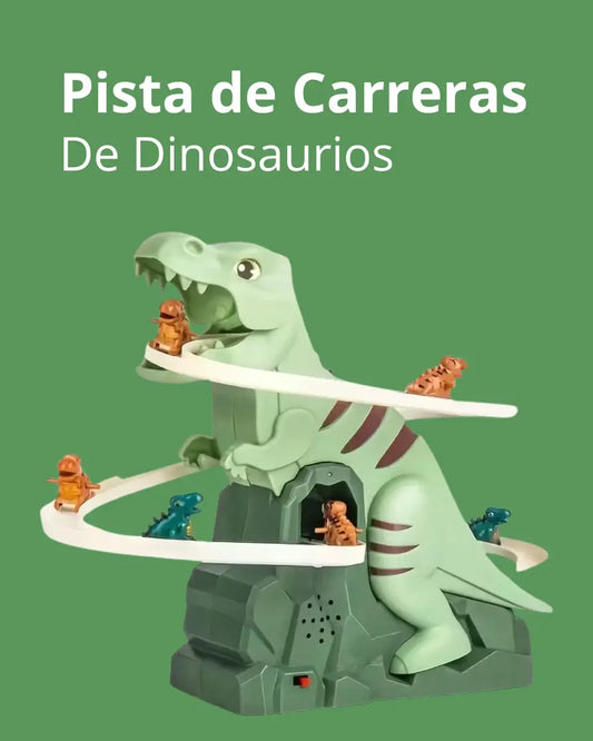 Pista De Carreras Dinosaurios  Montaña Rusa Eléctrica