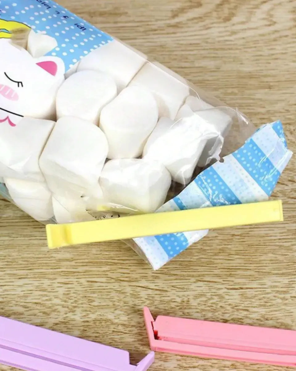 Juego de 12 clips de sellado para bolsas: a prueba de humedad