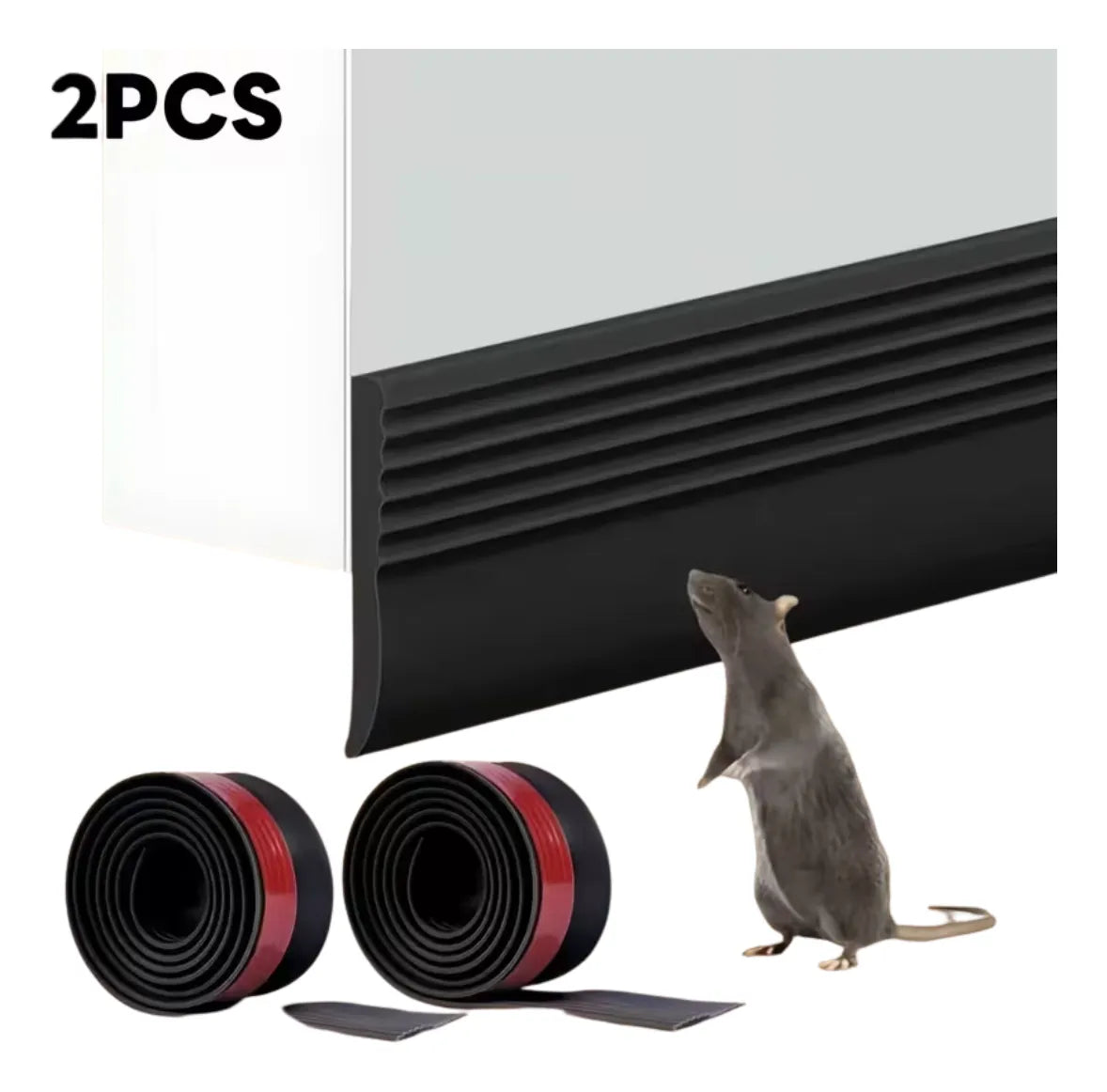 Kit de cinta autoadhesiva para sellar puertas, aísla el polvo y es antiinsectos