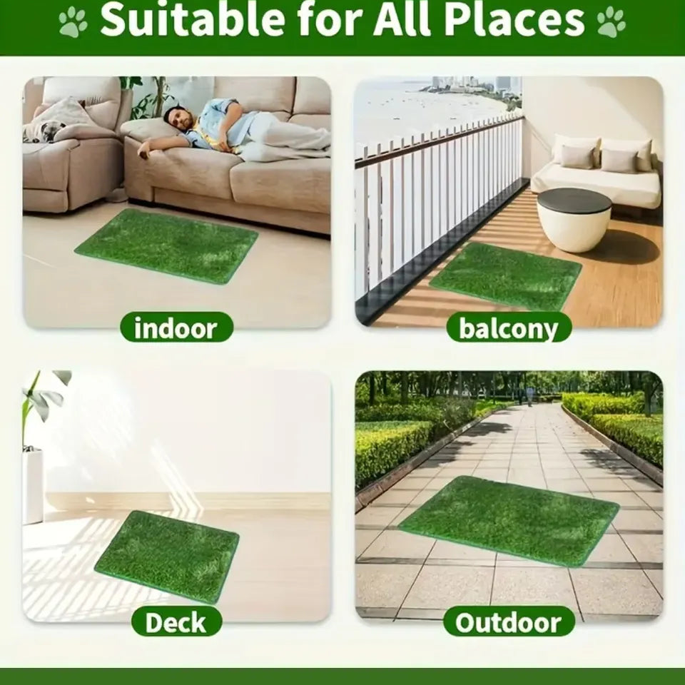Pasto Sintético Lavable para Perros 46x70cm L