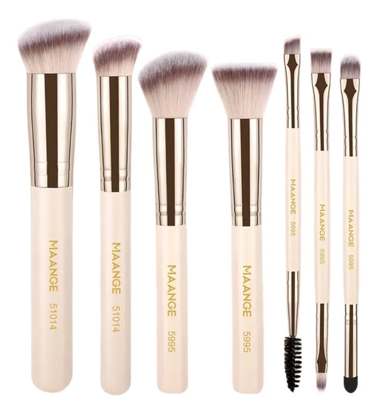 Set 7 Brochas De Maquillaje Maange Profesionales