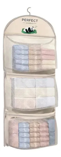 Organizador Colgante De 3 Niveles Para Armario Y Ropa