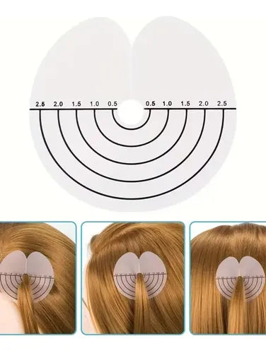Pack de 50 Discos con Medida para Extensiones Micro Ring