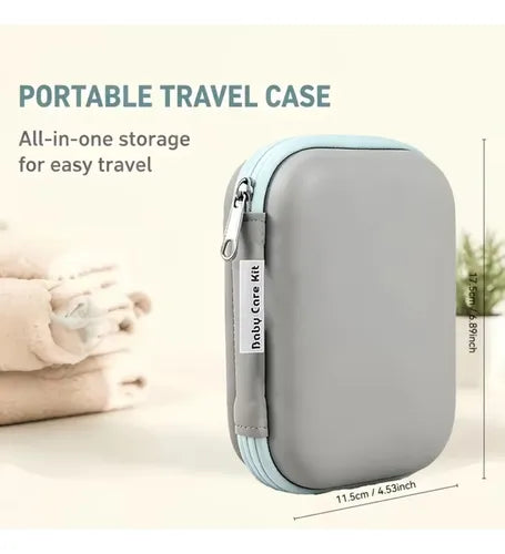 Kit de Aseo para Bebé de 9 Piezas con Estuche Portátil