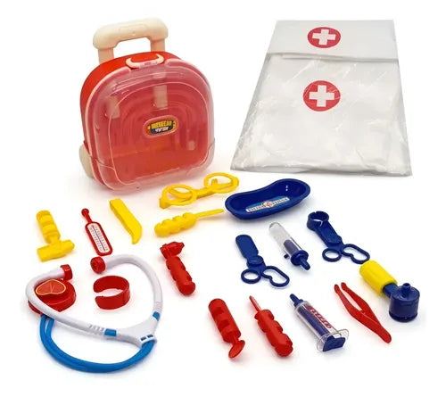 Set Maleta Médica Infantil con Accesorios de Doctor