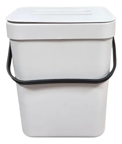 Bote de Basura Colgante Pequeño con Tapa y Asa para Cocina