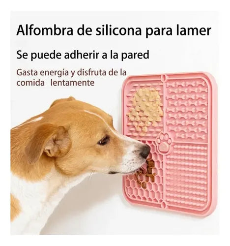 Tapete Lamedor Adhesivo Antiansiedad para Mascotas (Lick Mat)