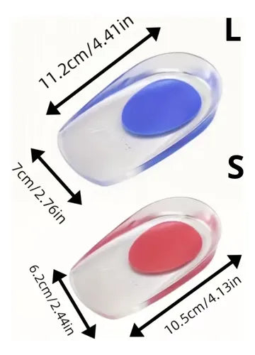 Par de Almohadillas de Silicona para Talón en Forma de U