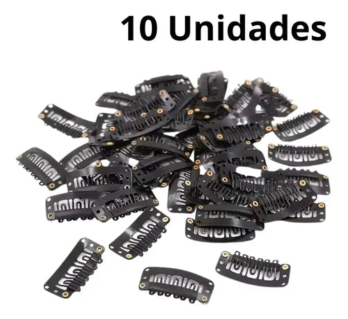 Set De Broches Clips Ganchos Metálicos  Para Extensiones
