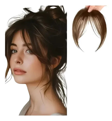 Flequillo Postizo con Clip Lateral para Rostro 20cm