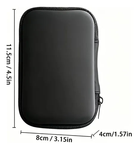 Estuche Mini Organizador Multiusos para Cables, Cargador y Audífonos