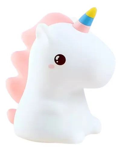 Lámpara de Noche Unicornio LED de Silicona Recargable