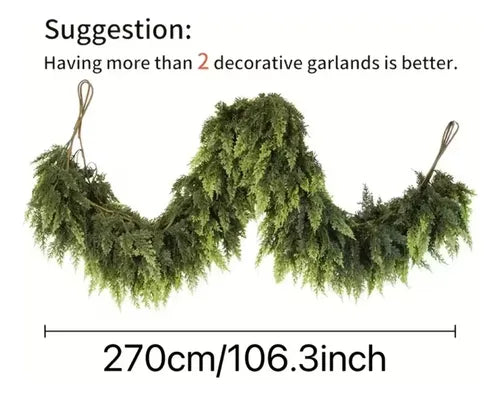 Guirnalda de Pino Artificial 270 cm