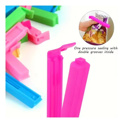 Clips Selladores de Bolsas Reutilizables - Pack de 10
