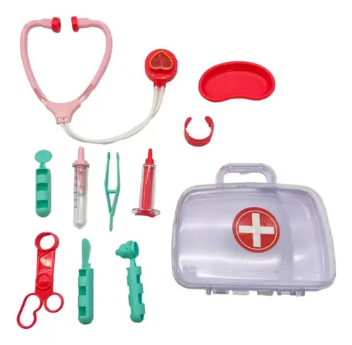 Set de Doctor de Juguete Infantil con Maletín y Accesorios