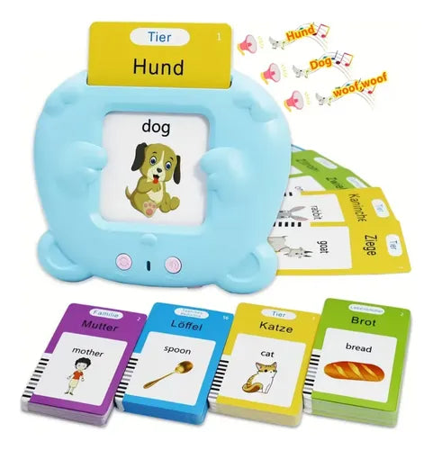 Juguete Didáctico Lector de Inglés con Tarjetas Inteligentes