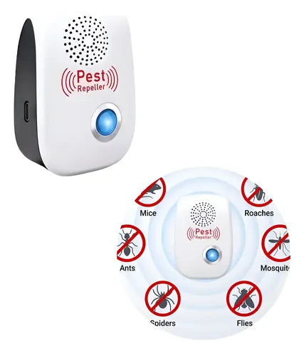 Repelente de Plagas Ultrasónico Silencioso USB