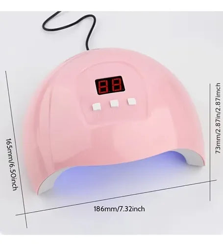 Kit de Manicura Lámpara LED y Torno Eléctrico para Uñas