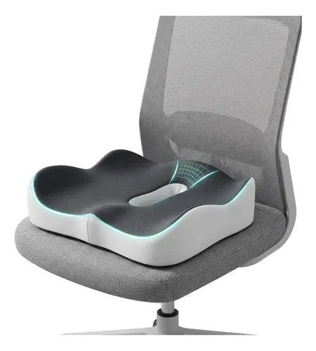 Cojín Ortopédico de Espuma Viscoelástica para Silla y Auto