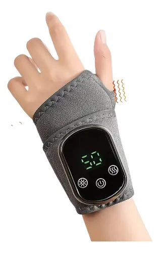Masajeador de Muñeca Térmico con Vibración Recargable USB