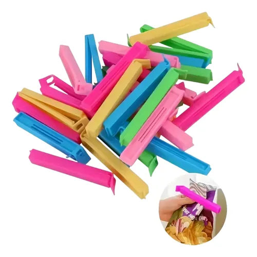 Clips Selladores de Bolsas Reutilizables - Pack de 10