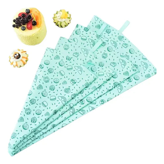 Set de 4 mangas pasteleras reutilizables de silicona marca Menglinge