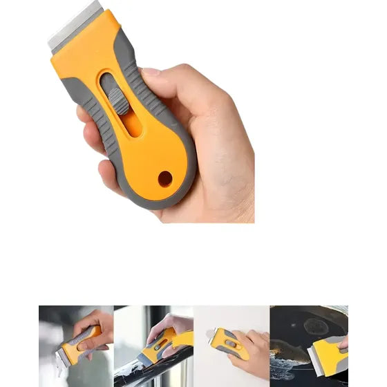 Raspador limpiador ergonómico para estufas de inducción de la marca LinkStore