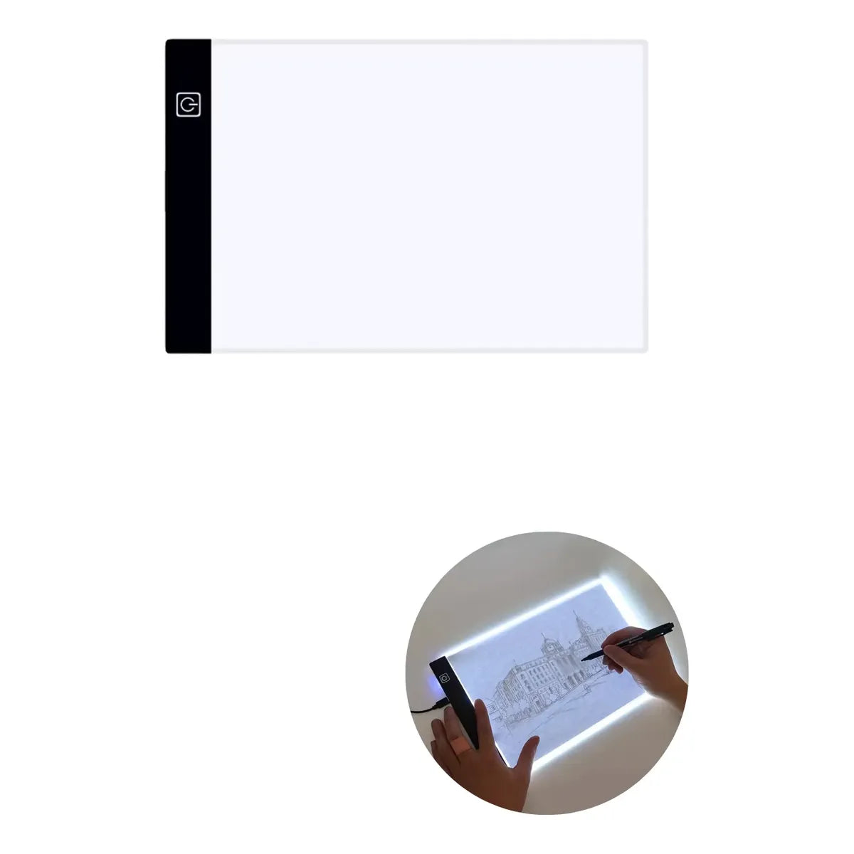 Pantalla LED A4 Portátil para Calcar y Dibujar