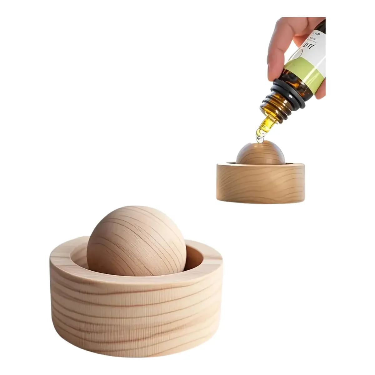 Difusor de Aceites Esenciales de Madera – Marca Bend