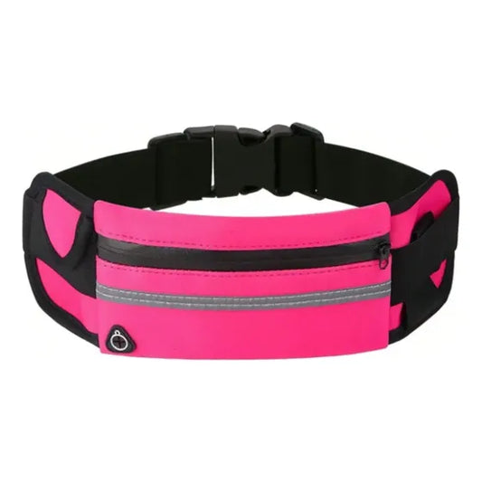 Riñonera deportiva impermeable con porta botella para entrenar