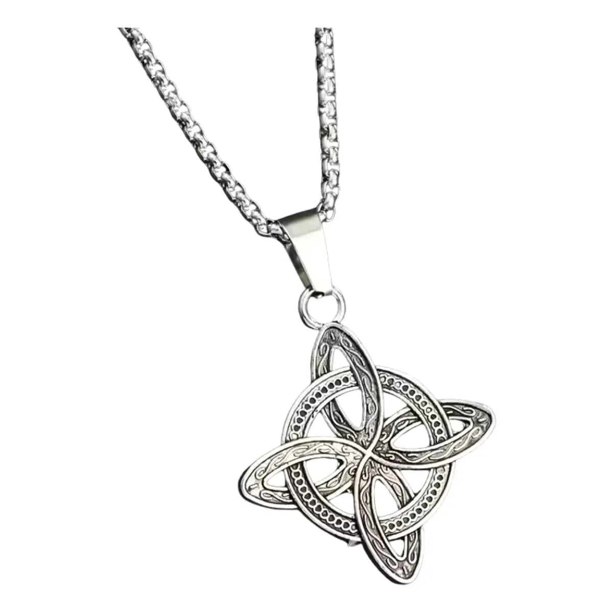 Collar con Dije Nudo de Bruja Celta – Marca Beiyang