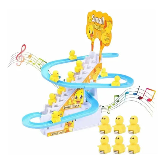 Tobogán de Patitos con Escaleras, Música y Luces – Marca BG
